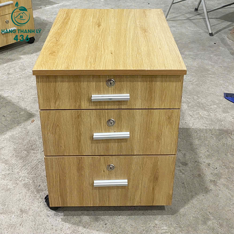 tu-cabin-go-3-ngan-cu-mau-van-go-sang-3 Tủ Cabin Gỗ 3 Ngăn Cũ Màu Vân Gỗ Sáng