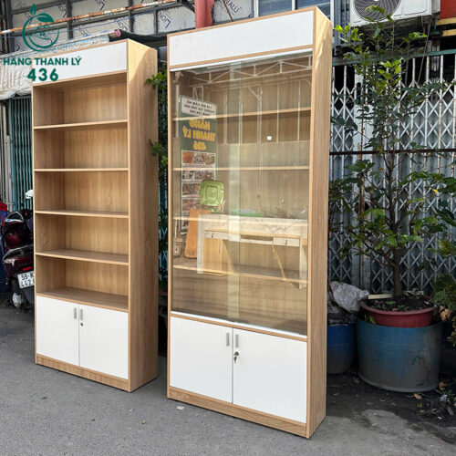 tu ho so cu 2m4x1m co cua kinh nhieu ngan 1