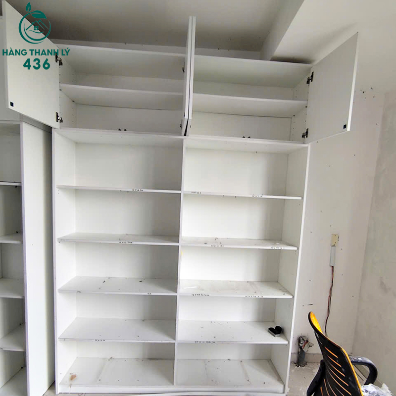 tu-ho-so-cu-2m5x1m8-nhieu-ngan-co-cua-go-mau-trang-1 Tủ Hồ Sơ Cũ 2M5X1M8 Nhiều Ngăn Có Cửa Gỗ Màu Trắng