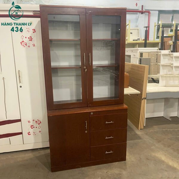 tu ho so cu 2mx1m co ngan keo va canh kinh da nang 5