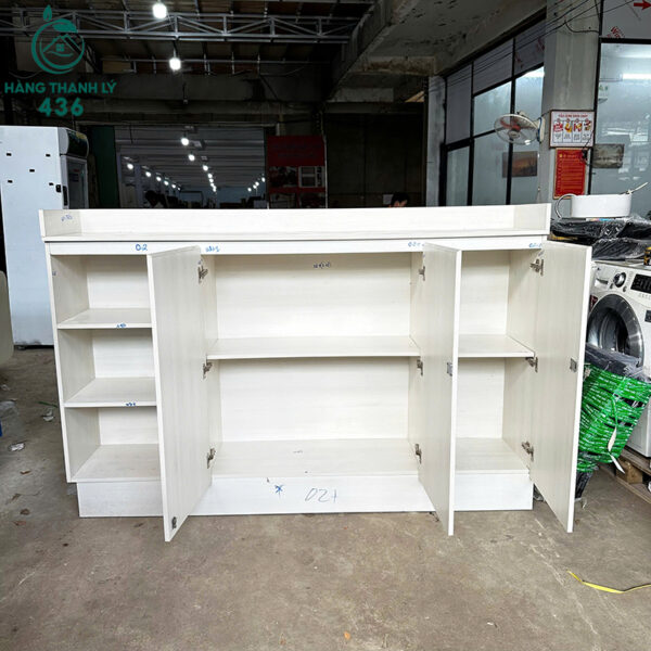 Tủ Hồ Sơ Cũ Dài 1M9X1M2 Nhiều Ngăn Kín Và Ngăn Trưng Bày