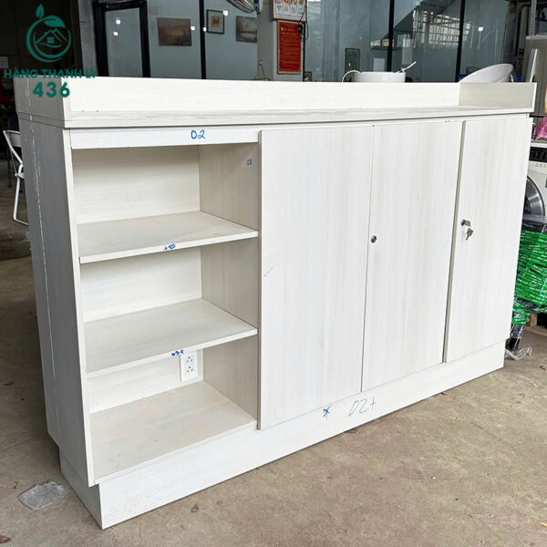 Tủ Hồ Sơ Cũ Dài 1M9X1M2 Nhiều Ngăn Kín Và Ngăn Trưng Bày