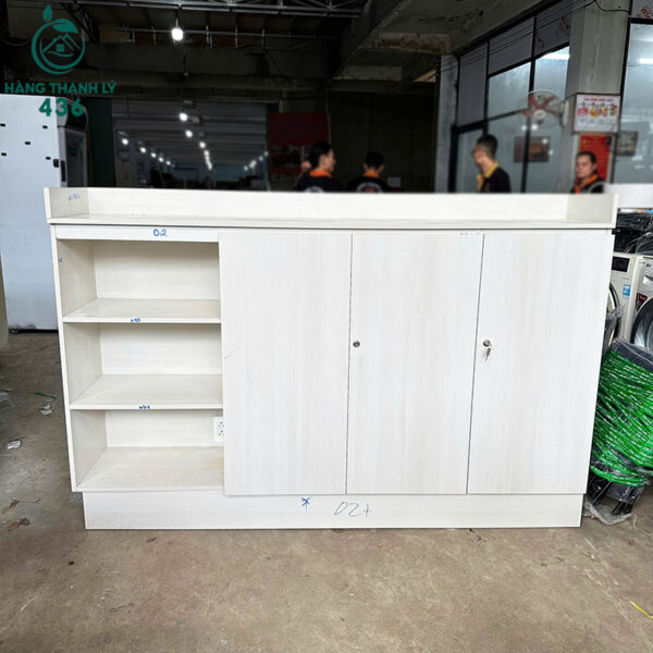 Tủ Hồ Sơ Cũ Dài 1M9X1M2 Nhiều Ngăn Kín Và Ngăn Trưng Bày