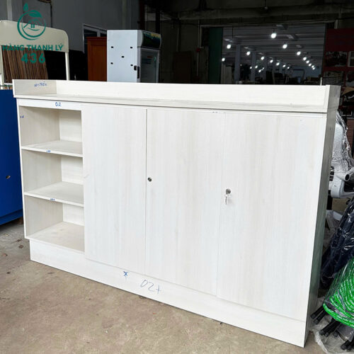 Tủ Hồ Sơ Cũ Dài 1M9X1M2 Nhiều Ngăn Kín Và Ngăn Trưng Bày