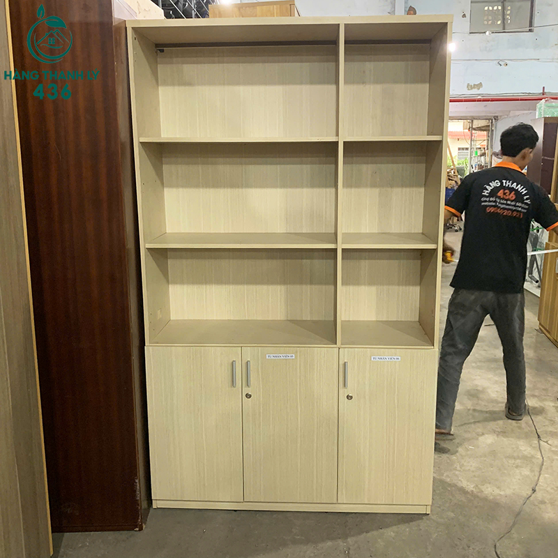 tu-ke-ho-so-cu-2mx1m2-nhieu-ngan-go-mau-sang-hien-dai-1 Tủ Kệ Hồ Sơ Cũ 2MX1M2 Nhiều Ngăn Gỗ Màu Sáng Hiện Đại