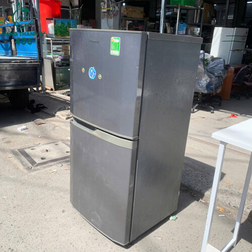 tu lanh cu panasonic hai ngan tren duoi mau xam 3