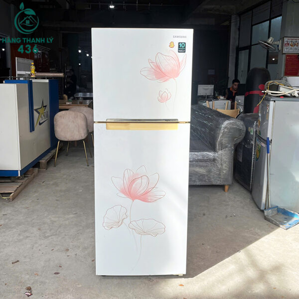 tu lanh cu samsung thiet ke hoa van dep 2