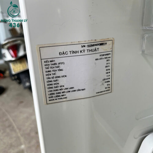 tu lanh cu samsung thiet ke hoa van dep 5