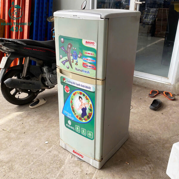 tu lanh cu sanyo 2 canh nho gon tiet kiem dien 2