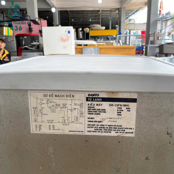 tu lanh cu sanyo 2 canh nho gon tiet kiem dien 3