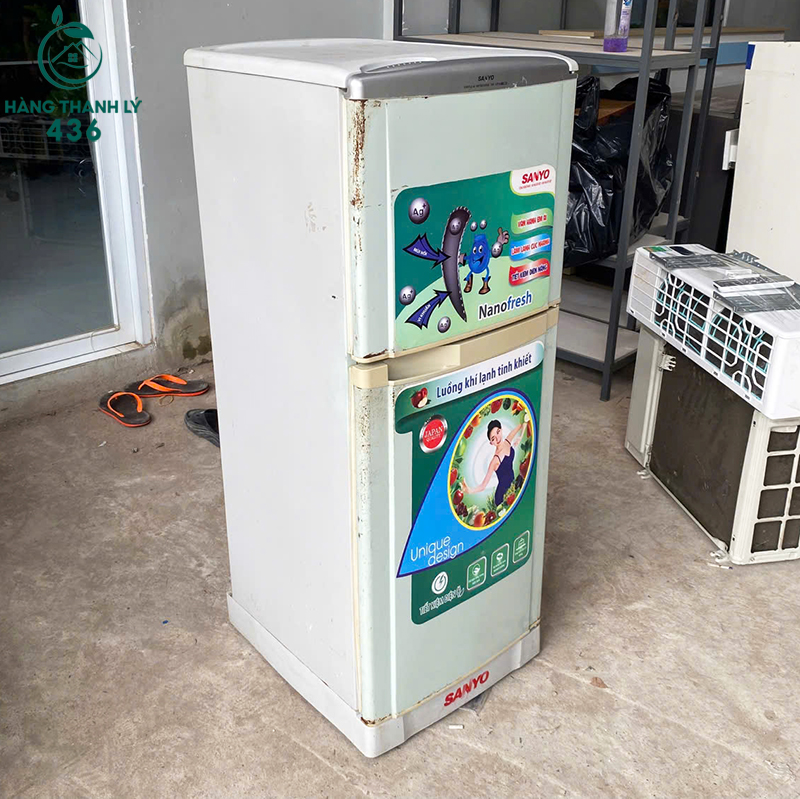 tu-lanh-cu-sanyo-2-canh-nho-gon-tiet-kiem-dien-5 Tủ Lạnh Cũ Sanyo 2 Cánh Nhỏ Gọn Tiết Kiệm Điện
