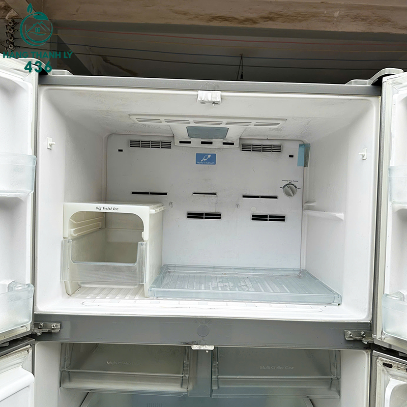 tu-lanh-hitachi-mau-xam-cu-4-cua-dung-tich-lon-2 Tủ Lạnh Hitachi Màu Xám Cũ 4 Cửa Dung Tích Lớn