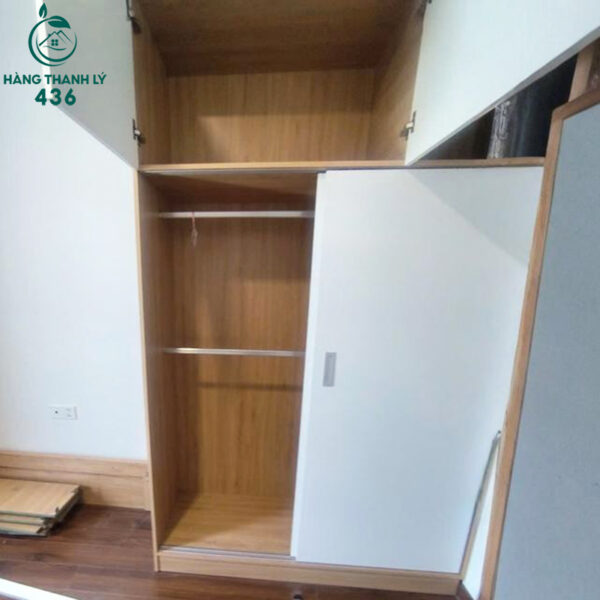 Tủ Quần Áo Cũ 1M48X2M42 Cánh Lùa Tiết Kiệm Không Gian