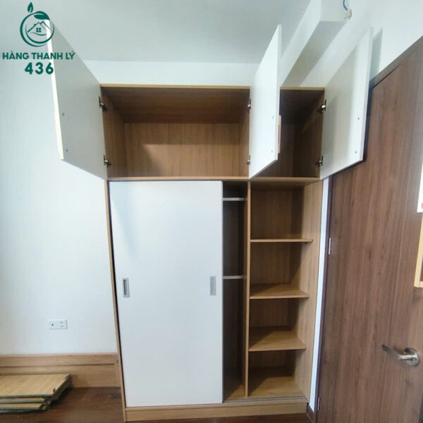 Tủ Quần Áo Cũ 1M48X2M42 Cánh Lùa Tiết Kiệm Không Gian