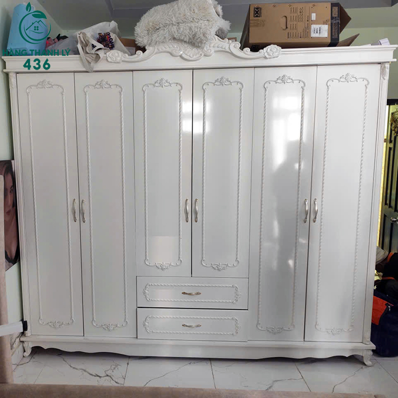 tu-quan-ao-cu-2m55x2m3-6-canh-mau-trang-kem-1 Tủ Quần Áo Cũ 2M55X2M3 6 Cánh Màu Trắng Kem