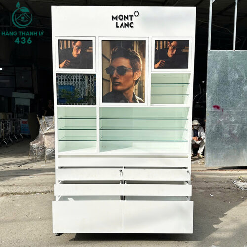 tu trung bay kinh cu 1m5x2m47 nhieu ngan keo tien dung 1