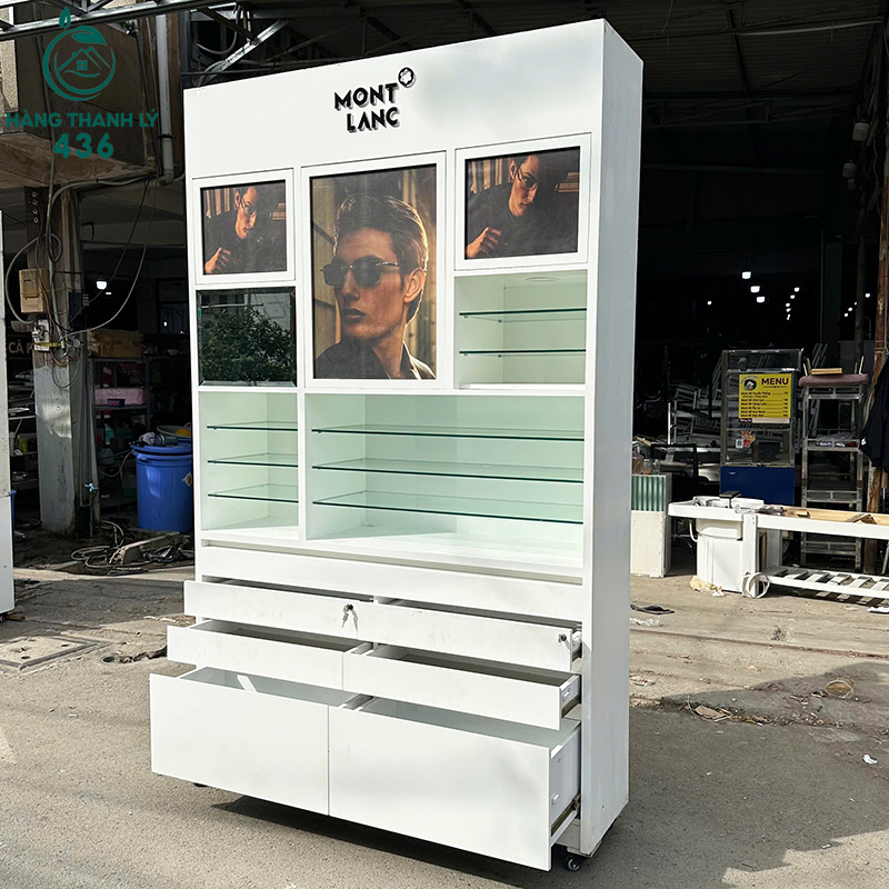 tu-trung-bay-kinh-cu-1m5x2m47-nhieu-ngan-keo-tien-dung-5 Tủ Trưng Bày Kính Cũ 1M5X2M47 Nhiều Ngăn Kéo Tiện Dụng