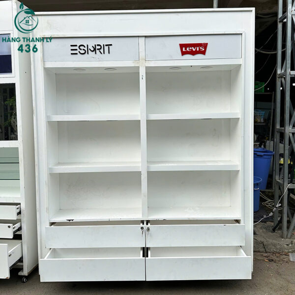 tu trung bay shop thoi trang cu 1m9x2m3 rong rai 1