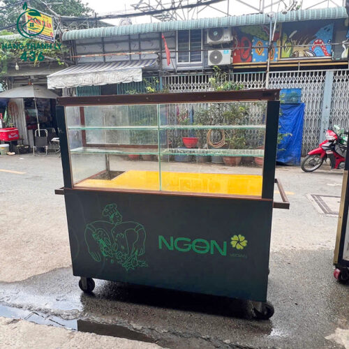 Xe Bán Hàng Cũ 1M5X1M6 Có Mặt Vàng Nổi Bật Dễ Nhận Diện