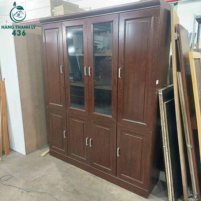 z7256429601932_6eea5611928d830a20f45db88cc25f99-copy Tủ Hồ Sơ Cũ 1M6X2M Nhiều Hộc Màu Nâu Cánh Kính Sang Trọng