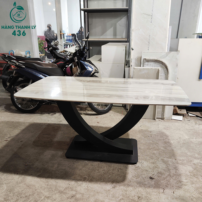 Bàn Ăn Cũ 1M6X85CM Mặt Giả Đá Sang Trọng ban-an-cu-1m6x85cm-mat-gia-da-sang-trong-2 Bàn Ăn Cũ 1M6X85CM Mặt Giả Đá Sang Trọng