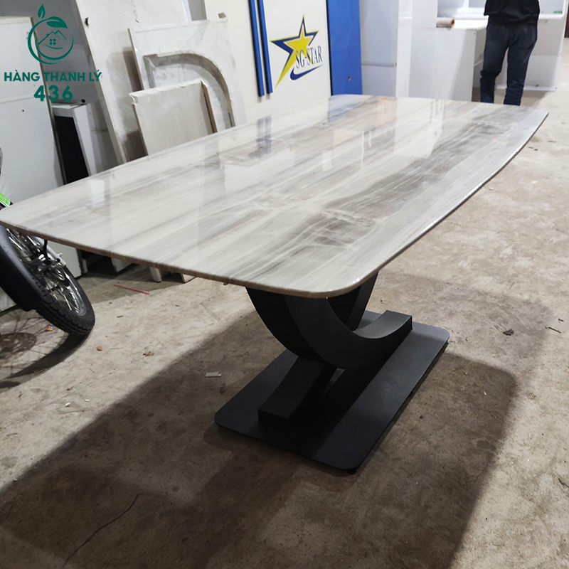 Bàn Ăn Cũ 1M6X85CM Mặt Giả Đá Sang Trọng ban-an-cu-1m6x85cm-mat-gia-da-sang-trong-3 Bàn Ăn Cũ 1M6X85CM Mặt Giả Đá Sang Trọng