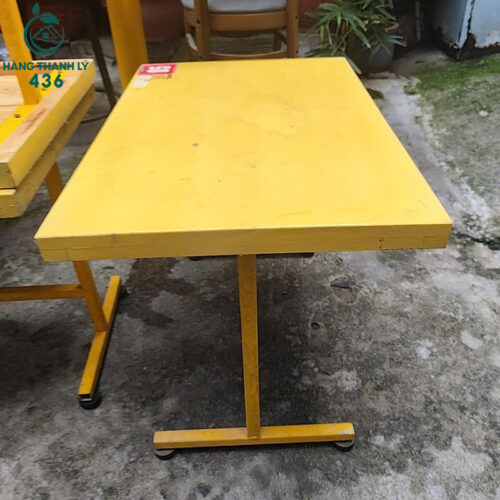 Bàn Cafe Cũ Chữ Nhật Nhỏ Gọn Chân Sắt 3 ban cafe cu chu nhat nho gon chan sat 2