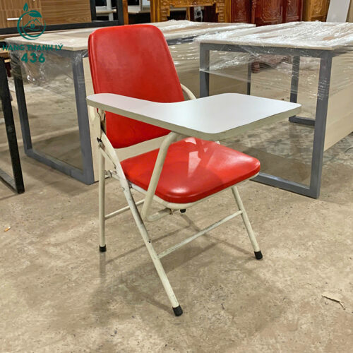 ban ghe hoc sinh cu dem ngoi boc da mau do 3