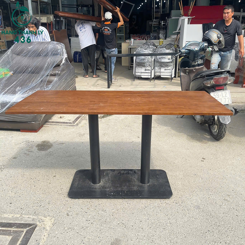 ban-ghe-quan-an-cu-boc-da-ngoi-em-8 Bàn Ghế Quán Ăn Cũ 1M4X70CMX73CM Bọc Da Ngồi Êm