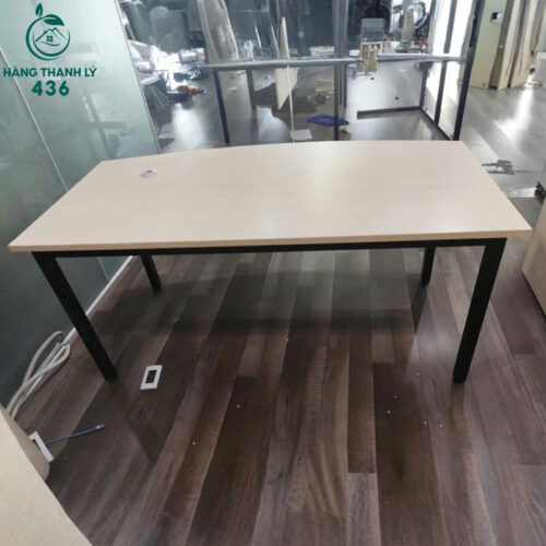 Bàn Giám Đốc Cũ 1M64X80CM Màu Vân Gỗ Sáng 6 ban giam doc cu 1m64x80cm mau van go sang 4