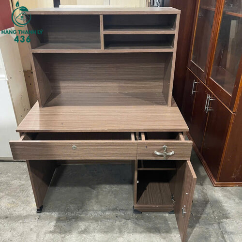 ban hoc sinh cu 1m2x1m3 mau nau kem ke tien loi 3 1