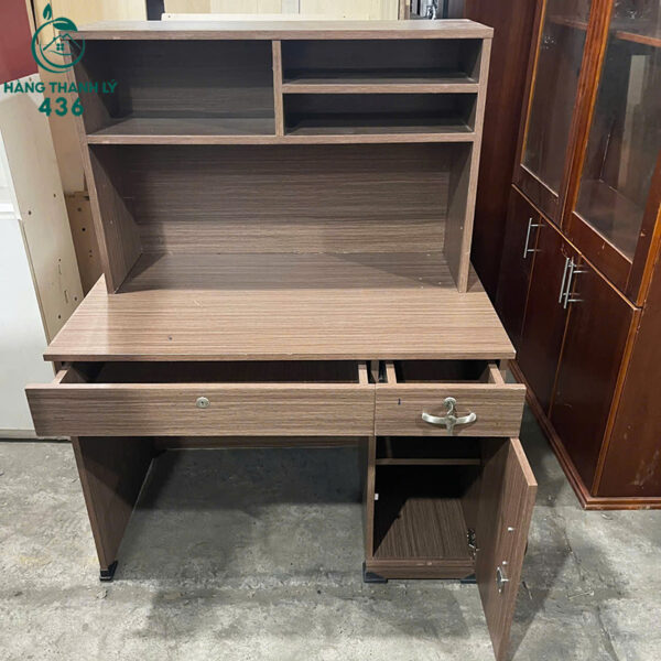 ban hoc sinh cu 1m2x1m3 mau nau kem ke tien loi 3 1