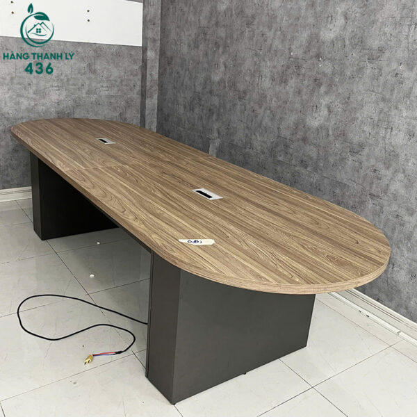 ban-hop-cu-3mx1mxcao75-hinh-ovan-mat-van-go-sang-trong (4) Bàn Họp Cũ 3mx1mxcao75 Hình Ovan Mặt Vân Gỗ Sang Trọng