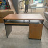 Bàn Làm Việc Cũ 1M2X60CMX75CM Màu Nâu Gỗ Có Ngăn Kéo Và Hộc Tủ