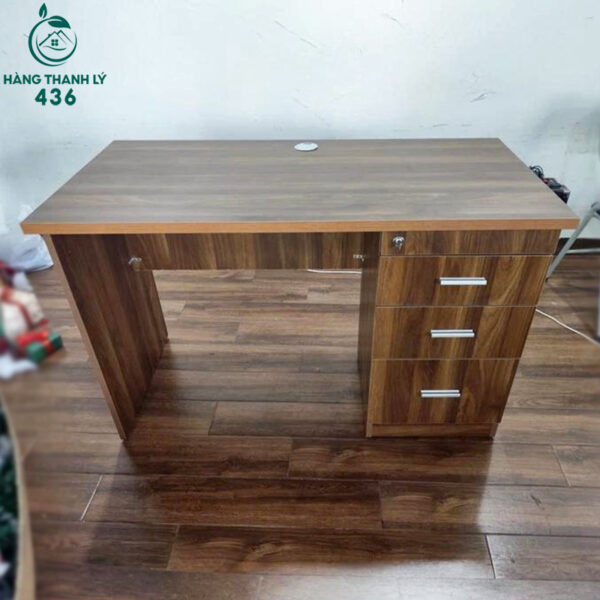 ban lam viec cu go van nau co hoc keo 1