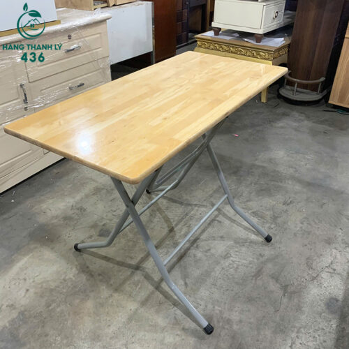 Bàn Làm Việc Cũ Mặt Gỗ Cao Su Tự Nhiên 3 ban lam viec cu mat go cao su tu nhien 3