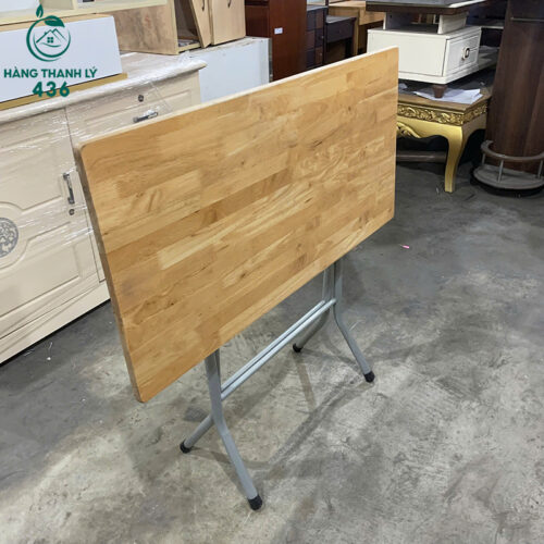Bàn Làm Việc Cũ Mặt Gỗ Cao Su Tự Nhiên 2 ban lam viec cu mat go cao su tu nhien 5