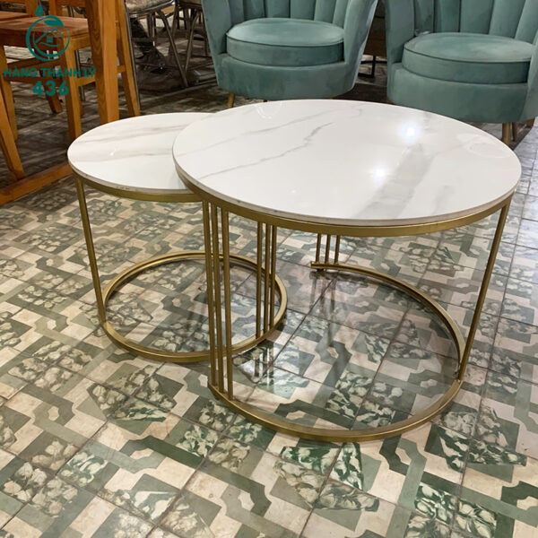 ban sofa cu doi mat da van may trang chan ma vang 1