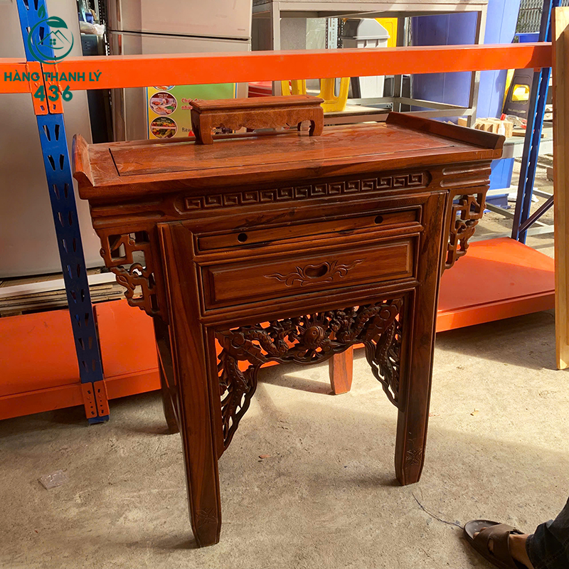 Kệ Thờ Cũ 88CMX50CMX88CM Chạm Khắc Tinh Xảo ban-tho-cu-88cmx50cmx88cm-cham-khac-tinh-xao-3 Kệ Thờ Cũ 88CMX50CMX88CM Chạm Khắc Tinh Xảo