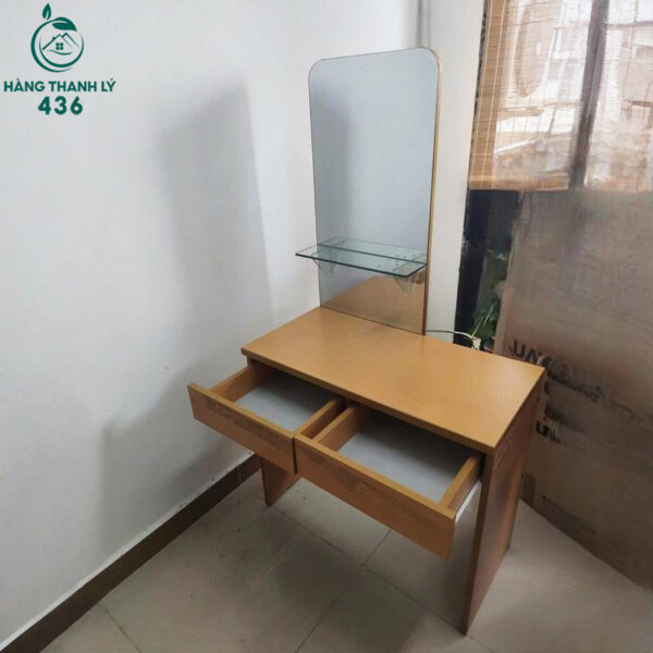 Bàn Trang Điểm Cũ 80CMX1M5 Hai Ngăn Kéo Rộng Rãi