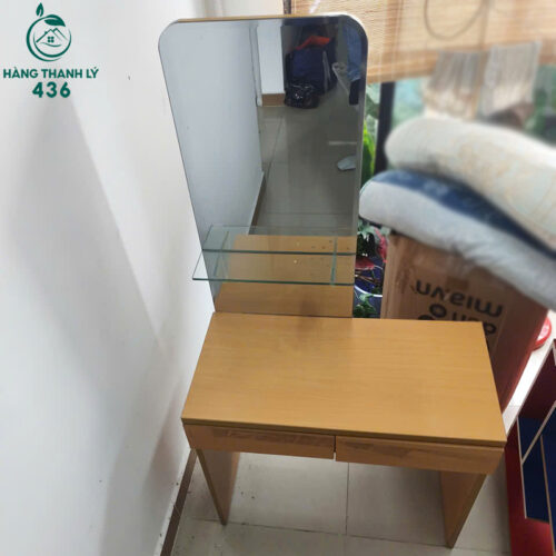 Bàn Trang Điểm Cũ 80CMX1M5 Hai Ngăn Kéo Rộng Rãi