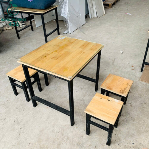 bo ban an cu 55cmx65cmx60cm 4 ghe don go nho 2