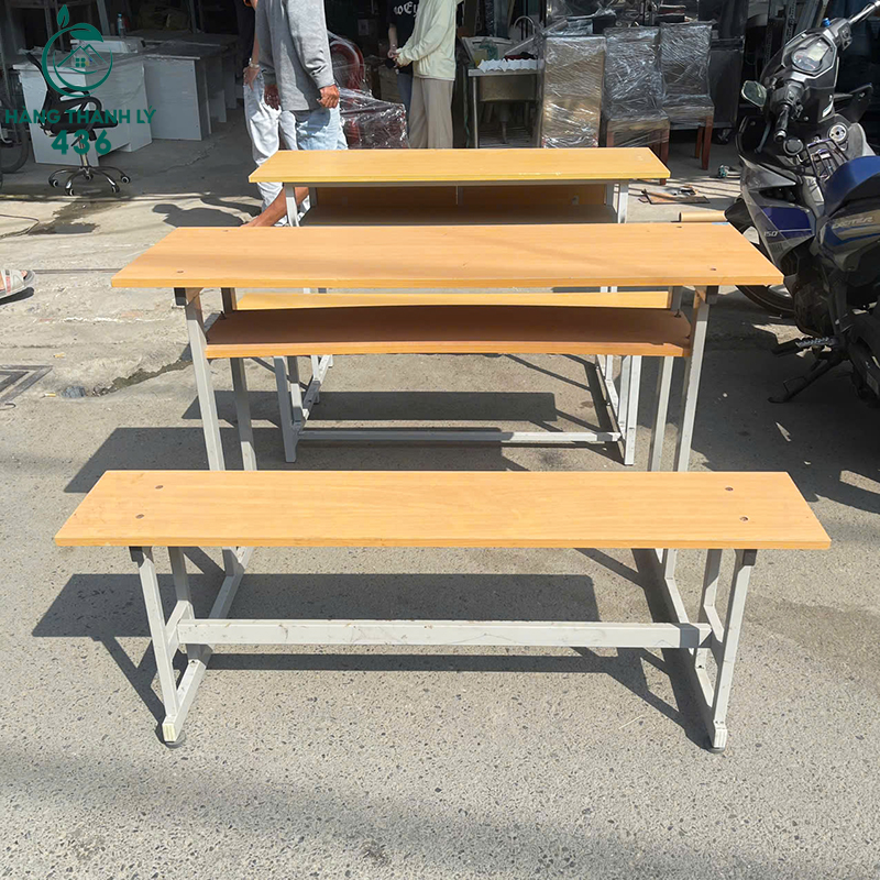 Bộ Bàn Ghế Học Sinh Cũ 1M2X80CMX75CM Khung Sắt Liền Ghế bo-ban-ghe-hoc-sinh-cu-1m2x80cmx75cm-khung-sat-lien-ghe-4 Bộ Bàn Ghế Học Sinh Cũ 1M2X80CMX75CM Khung Sắt Liền Ghế