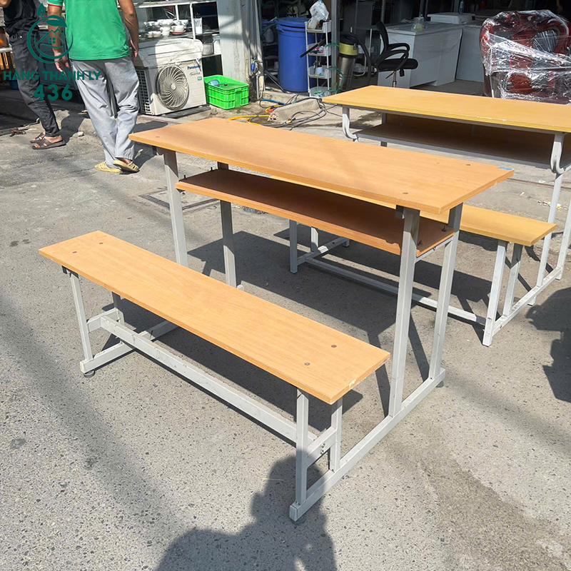 Bộ Bàn Ghế Học Sinh Cũ 1M2X80CMX75CM Khung Sắt Liền Ghế bo-ban-ghe-hoc-sinh-cu-1m2x80cmx75cm-khung-sat-lien-ghe-5 Bộ Bàn Ghế Học Sinh Cũ 1M2X80CMX75CM Khung Sắt Liền Ghế