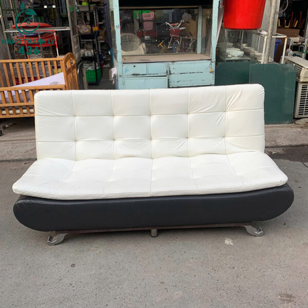 ghe sofa bed cu phoi mau den trang sang trong 1