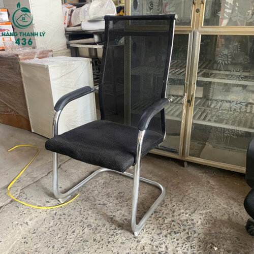 Ghế Văn Phòng Cũ Lưng Lưới Cao Chân Quỳ 4 Ghế Văn Phòng Cũ Lưng Lưới Cao Chân Quỳ
