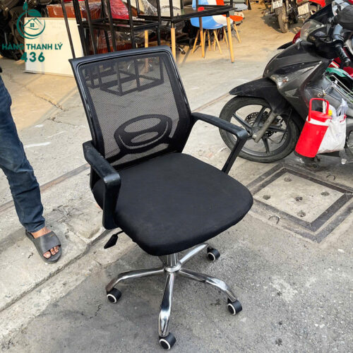 Ghế Xoay Văn Phòng Cũ Tay Nhựa Dáng Gọn 3 ghe xoay van phong cu tay nhua dang gon 1