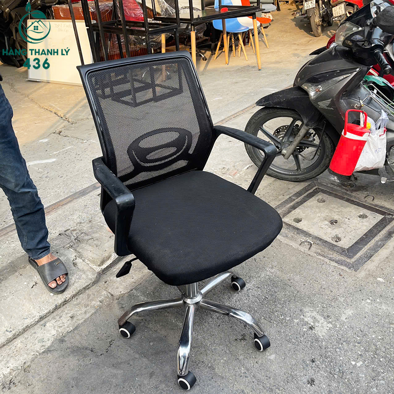 Ghế Xoay Văn Phòng Cũ Tay Nhựa Dáng Gọn ghe-xoay-van-phong-cu-tay-nhua-dang-gon-1 Ghế Xoay Văn Phòng Cũ Tay Nhựa Dáng Gọn