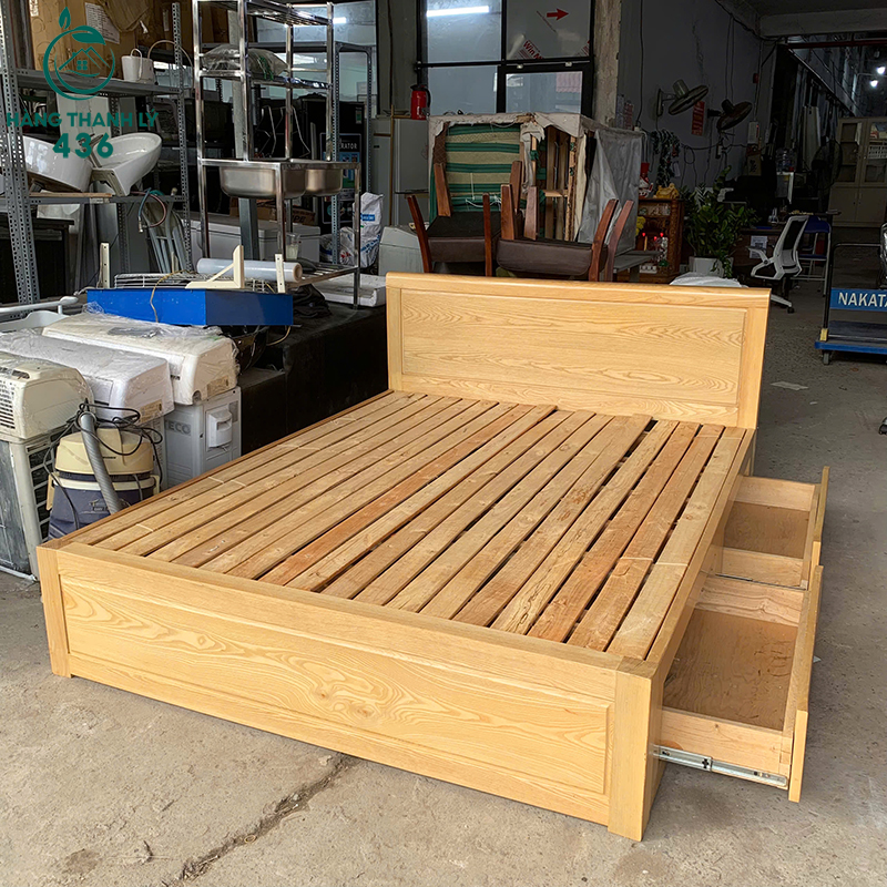 Giường Ngủ Cũ 1M6X2M Gỗ Sồi Hai Hộc Kéo Đựng Đồ Tiện Lợi giuong-don-cu-1m6x2m-co-hai-hoc-keo-dung-do-tien-loi-1 Giường Ngủ Cũ 1M6X2M Gỗ Sồi Hai Hộc Kéo Đựng Đồ Tiện Lợi