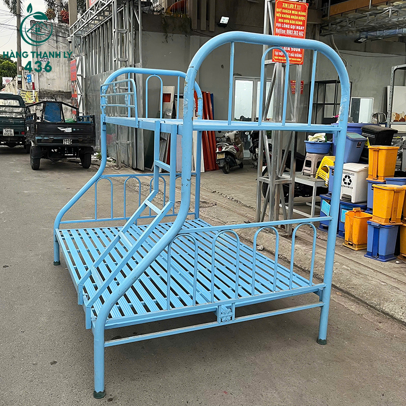 Giường Tầng Sắt Cũ Màu Xanh 1M4X2M Tiết Kiệm Diện Tích giuong-tang-sat-cu-mau-xanh-1m4x2m-tiet-kiem-dien-tich-1 Giường Tầng Sắt Cũ Màu Xanh 1M4X2M Tiết Kiệm Diện Tích